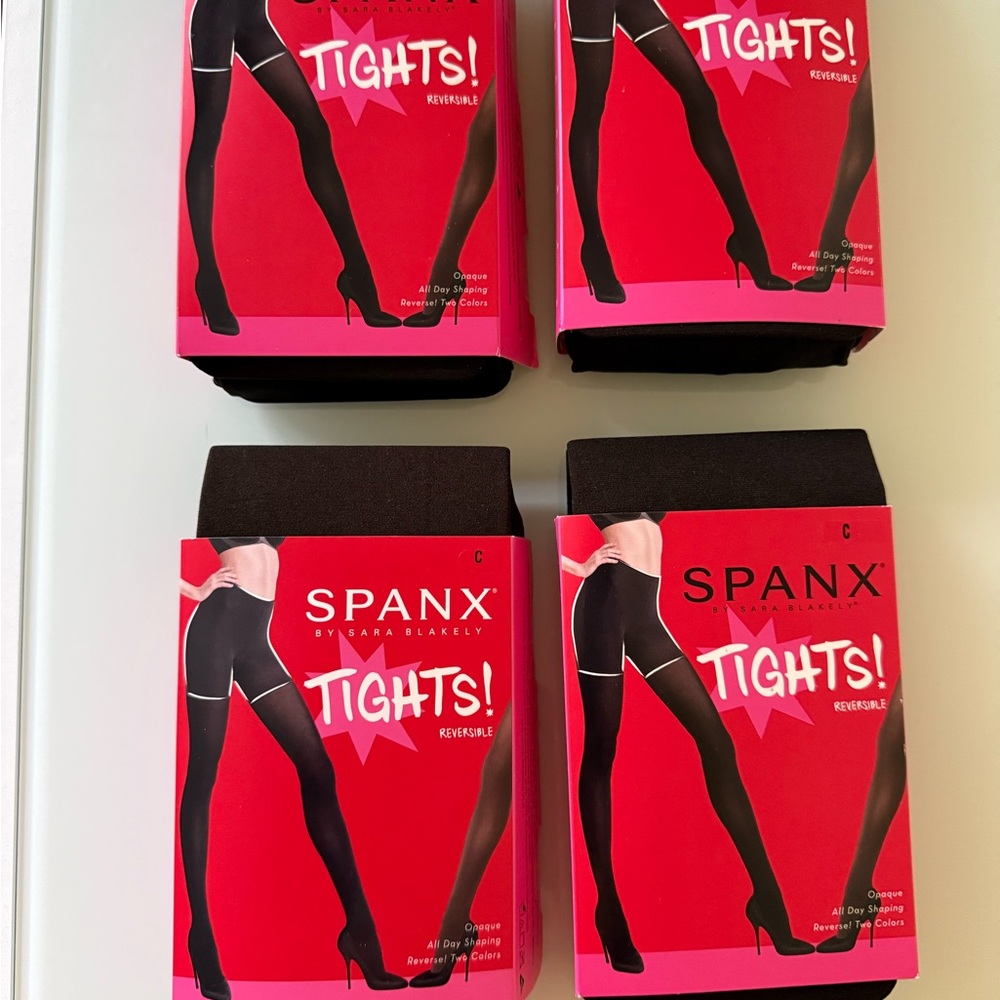 SPANX Black Tights Reversibel Size C
